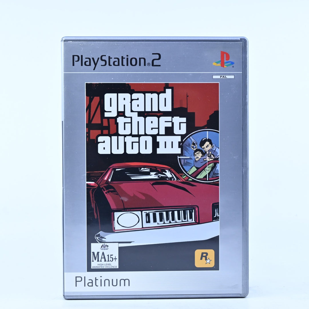 Grand Theft Auto III - Sony Playstation 2 / PS2 Game - No Manual or Map - PAL
