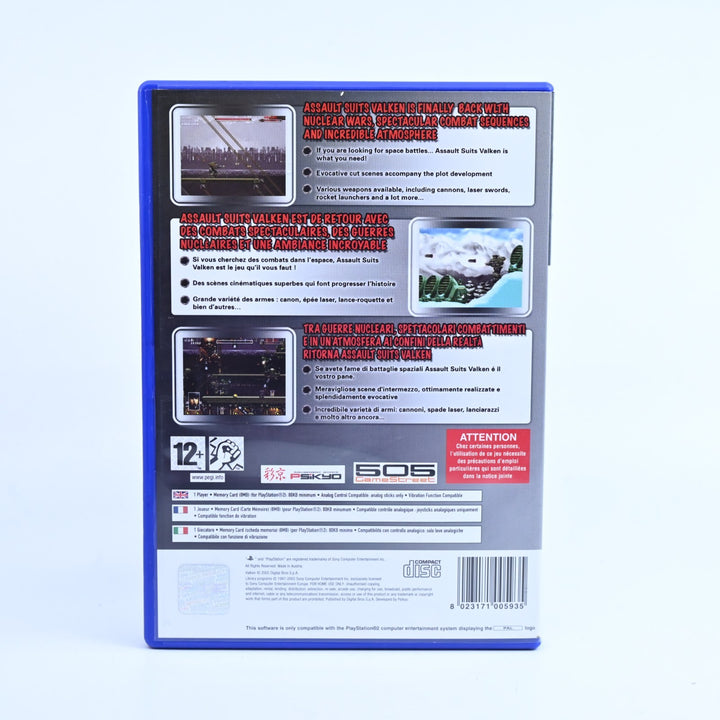 Assault Suits Valken - Sony Playstation 2 / PS2 Game + Manual - PAL - MINT DISC!