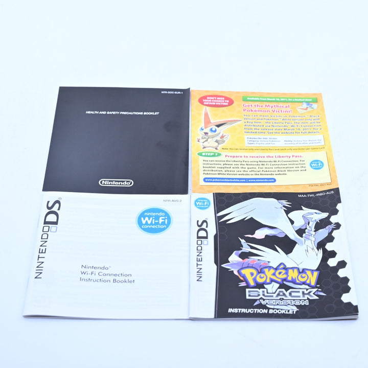 Pokemon Black Version - Nintendo DS Game - AUS PAL + Manual - FREE POST!