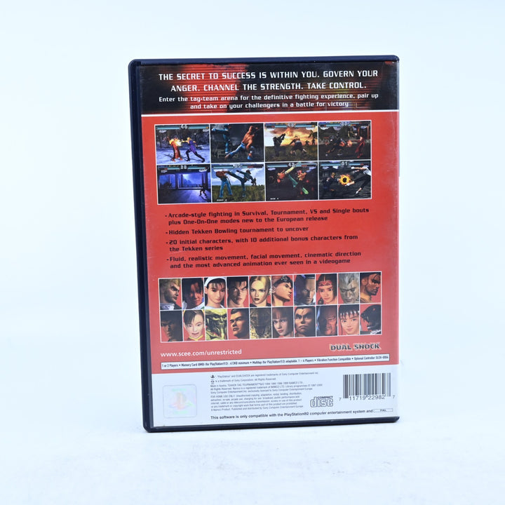 Tekken Tag Tournament - Sony Playstation 2 / PS2 Game + Manual - PAL