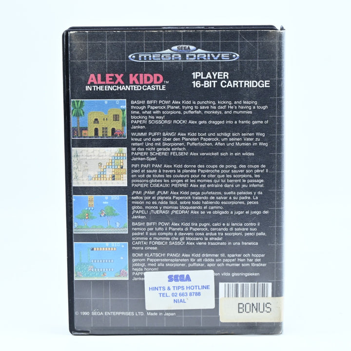 Alex Kidd in The Enchanted Castle - Sega Mega Drive Game - PAL - FREE POST!