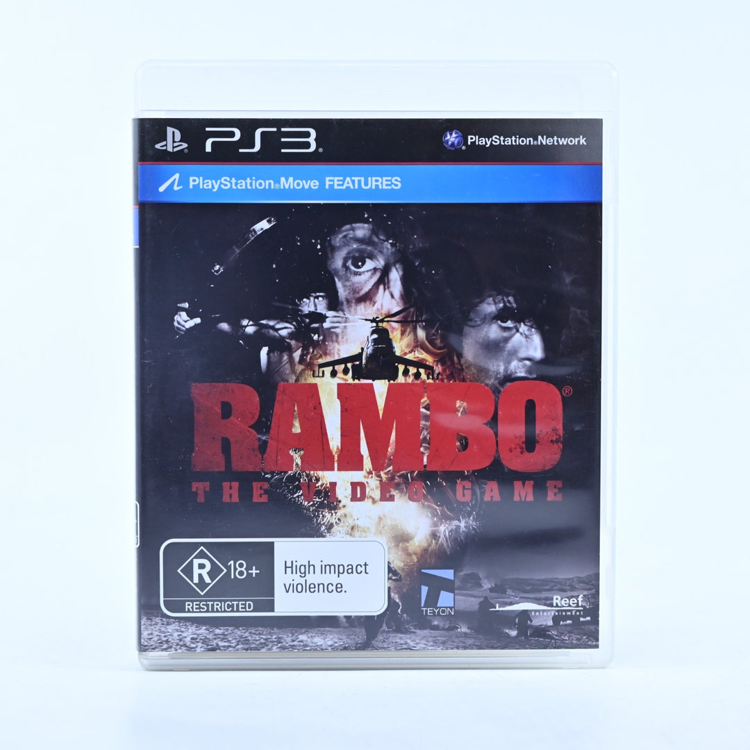 Rambo: The Video Game - Sony Playstation 3 / PS3 Game + Manual - MINT DISC!