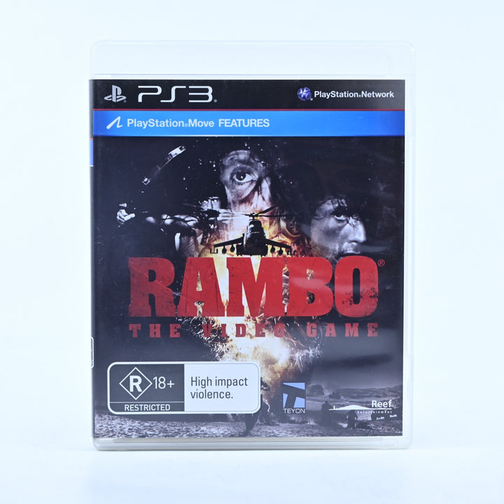 Rambo: The Video Game - Sony Playstation 3 / PS3 Game + Manual - MINT DISC!