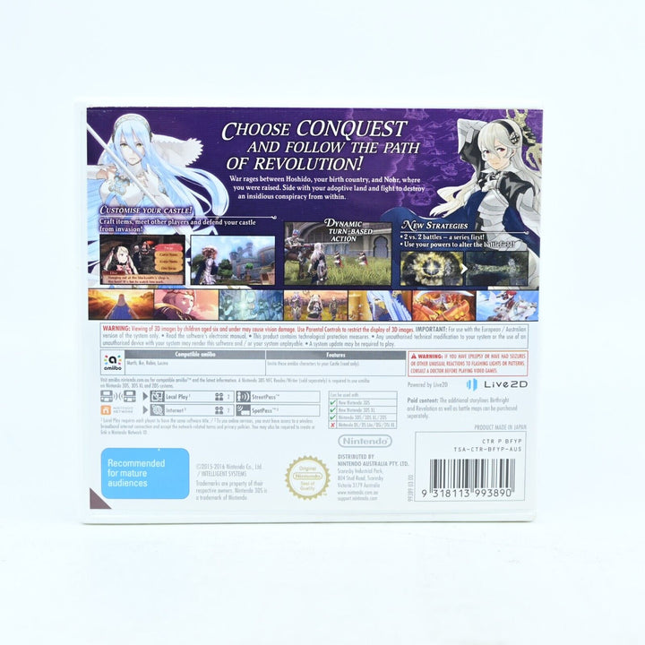 Fire Emblem Fates: Conquest - Nintendo 3DS Game - PAL - FREE POST!