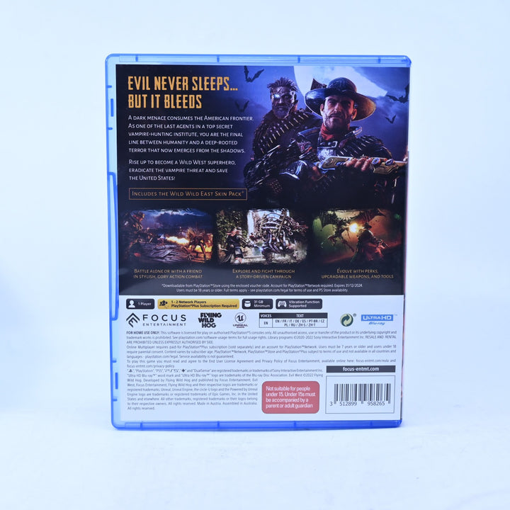 Evil West - Sony Playstation 5 / PS5 Game - MINT DISC!