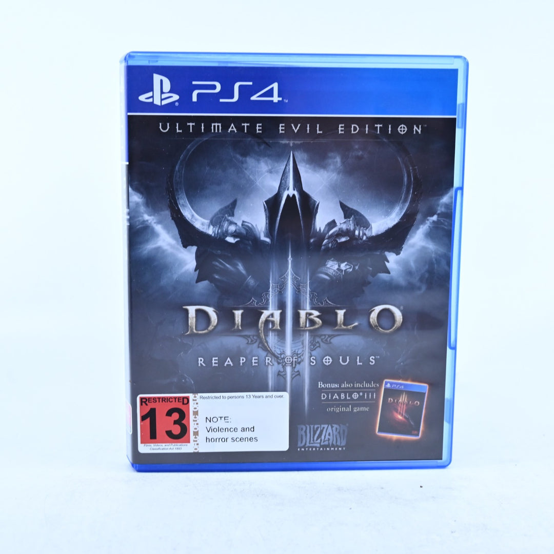 Diablo III: Reaper of Souls - Ultimate Evil Edition - PS4 Game - MINT DISC!