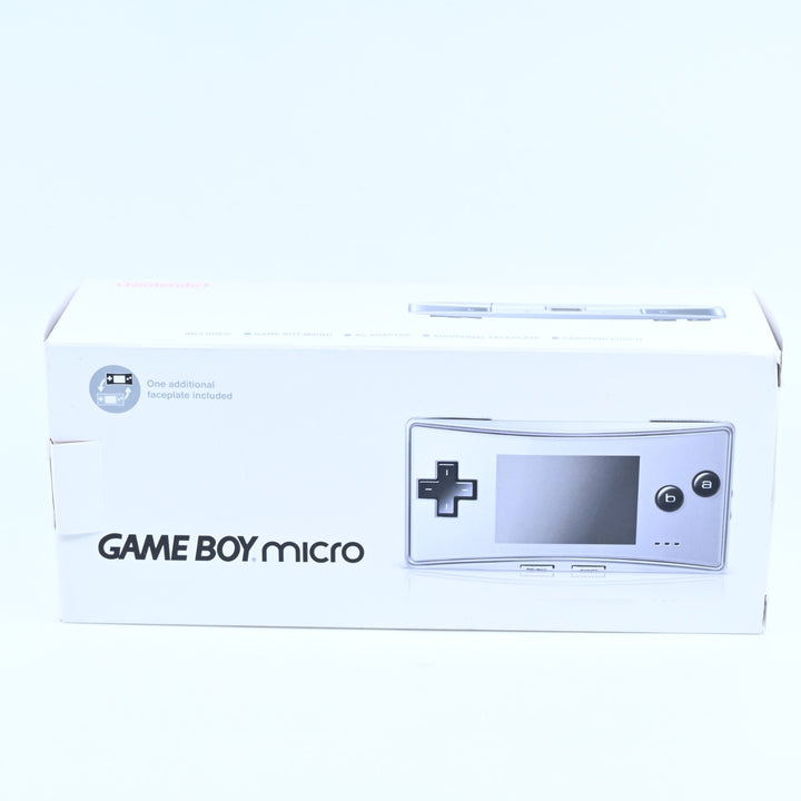 OXY-001 Silver - Nintendo Gameboy Micro Boxed Console - FREE POST!