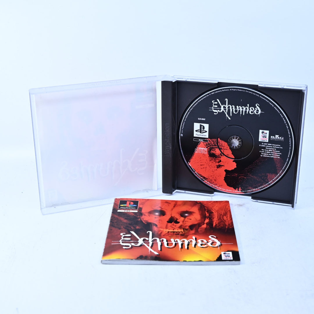 Exhumed - Sony Playstation 1 / PS1 Game + Manual - PAL - MINT DISC!