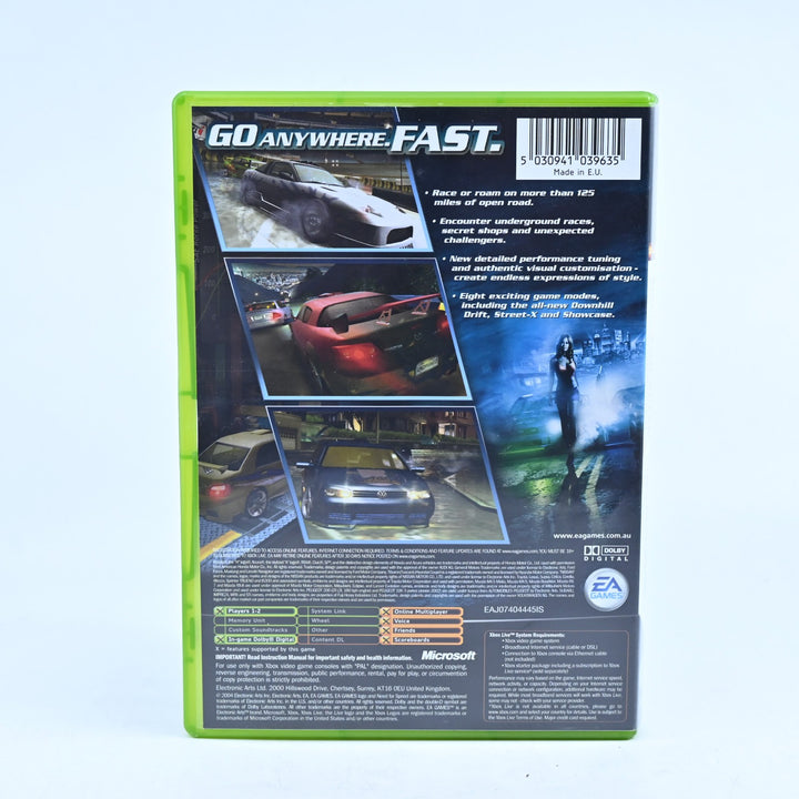 Need for Speed Underground 2 - Original Xbox Game + Manual - PAL NEAR MINT DISC!