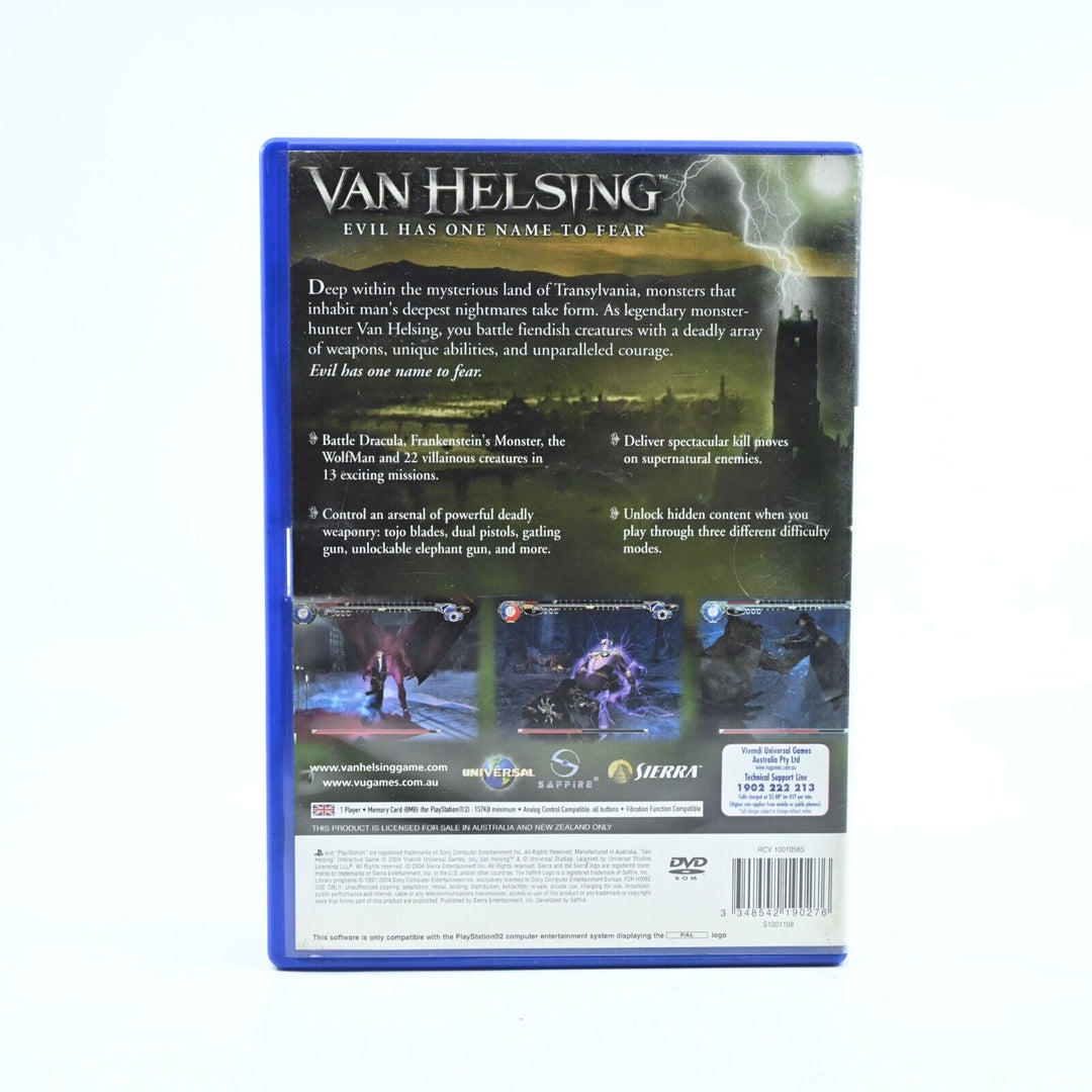 Van Helsing - Sony Playstation 2 / PS2 Game - No Manual - PAL - MINT DISC!