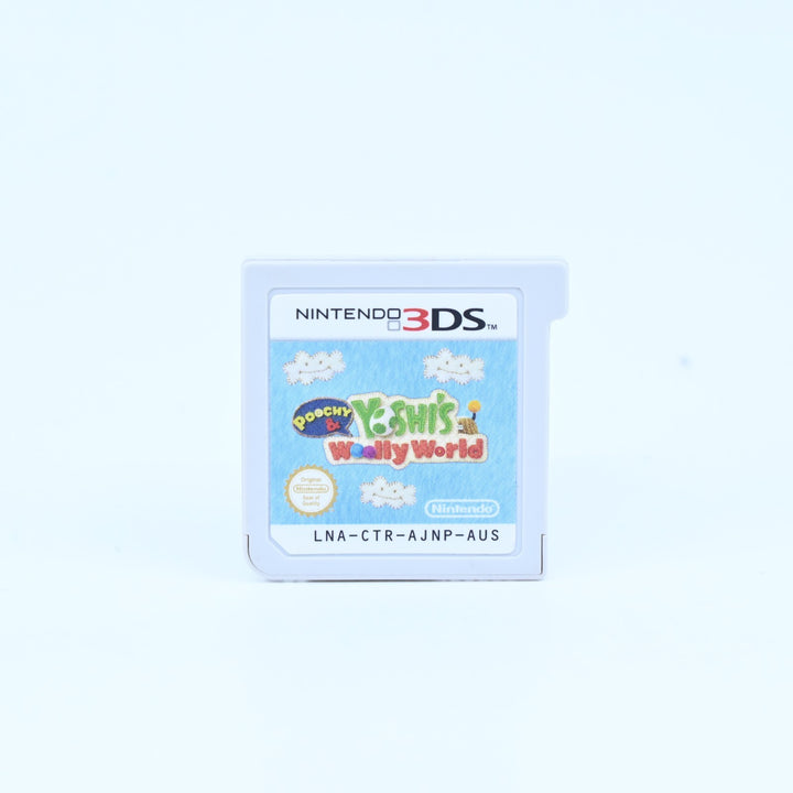 Poochy & Yoshi's Woolly World  - Nintendo 3DS Game - Cartridge Only - PAL