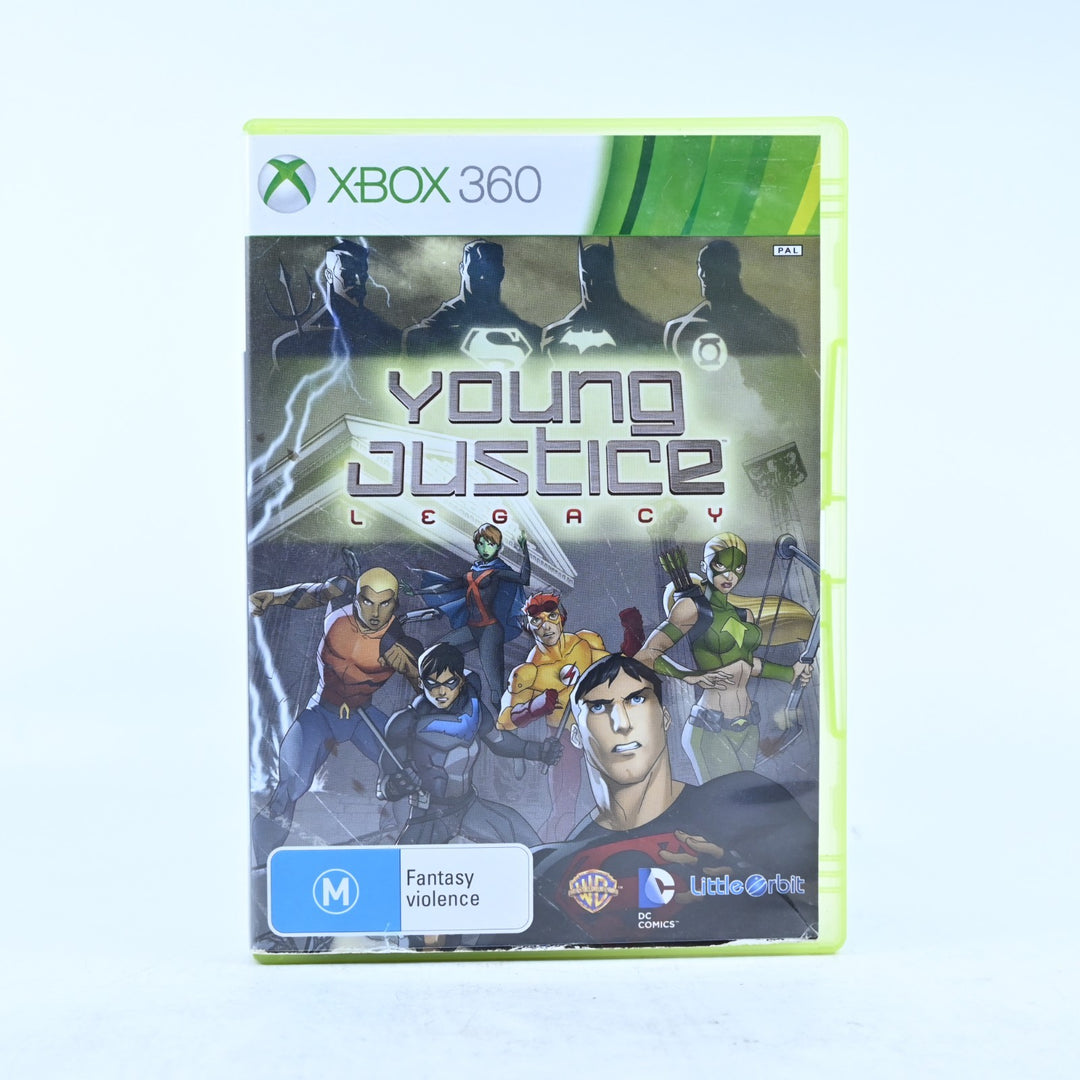 Young Justice Legacy - Xbox 360 Game + Manual - PAL - MINT DISC!