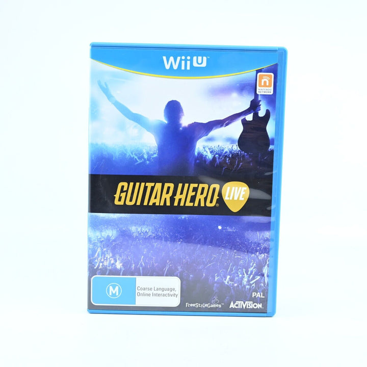 Guitar Hero Live & Guitar With Dongle - Nintendo Wii U Game - Wii U Accessory