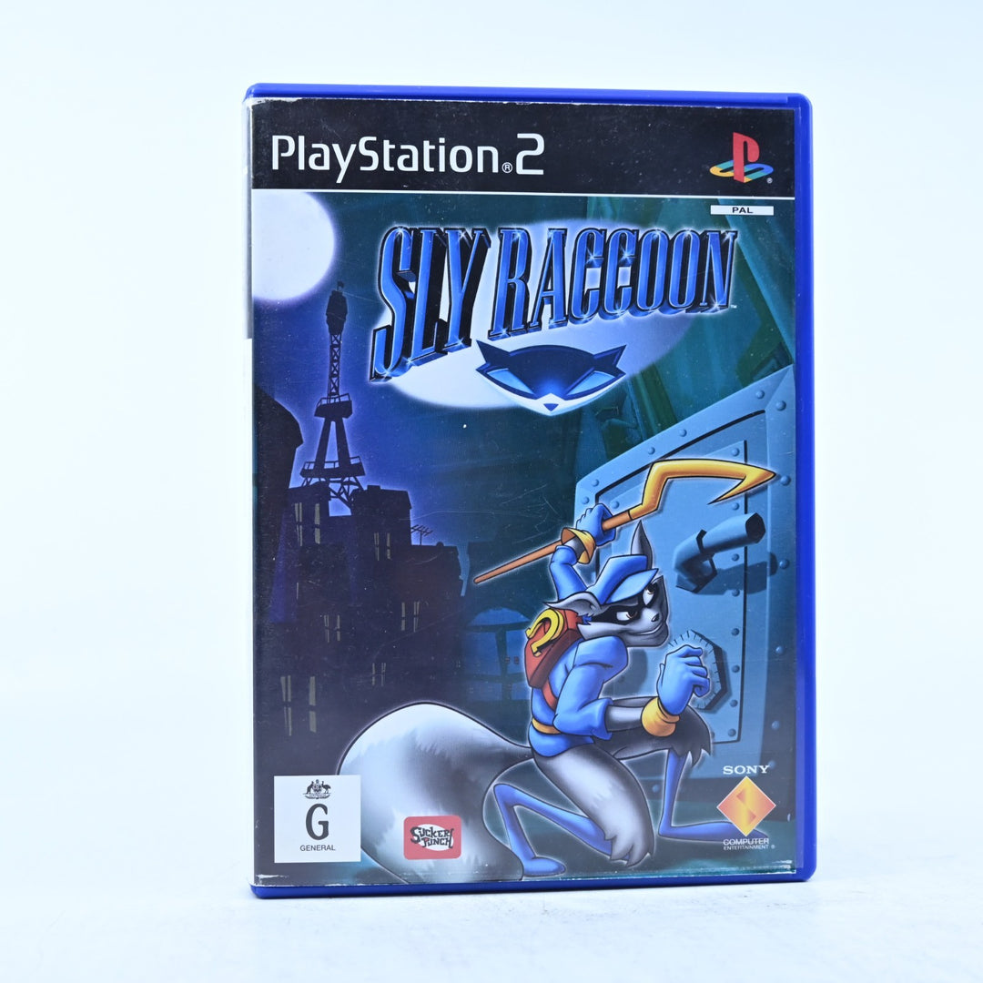 Sly Raccoon - Sony Playstation 2 / PS2 Game + Manual - PAL
