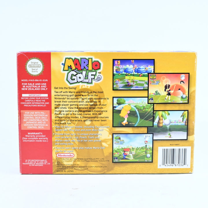 Mario Golf - N64 / Nintendo 64 Boxed Game - PAL - FREE POST!