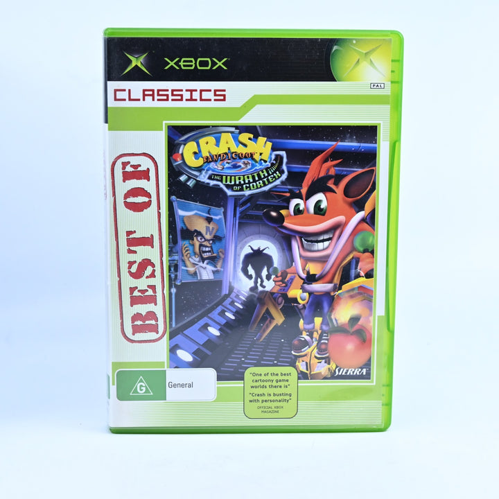 Crash Bandicoot: The Wrath of Cortex - Original Xbox Game + Manual - PAL