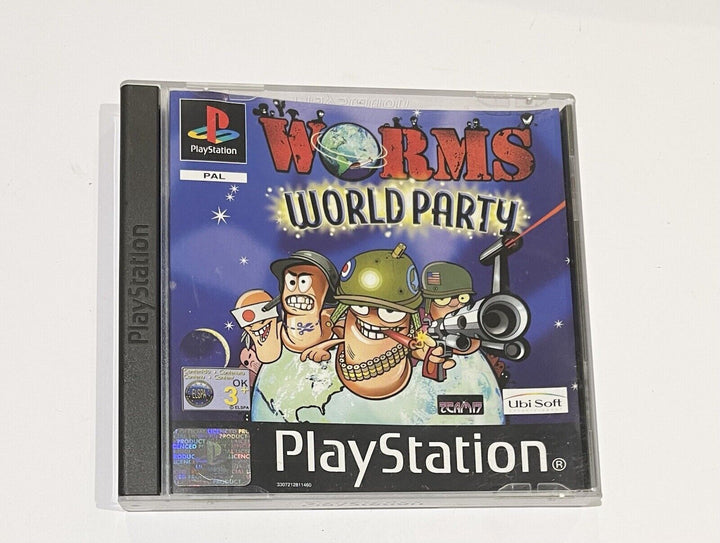 Worms World Party - Sony Playstation 1 / PS1 Game - PAL - FREE POST!
