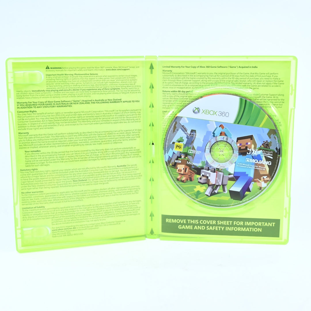 Minecraft - Xbox 360 Game - PAL - MINT DISC!