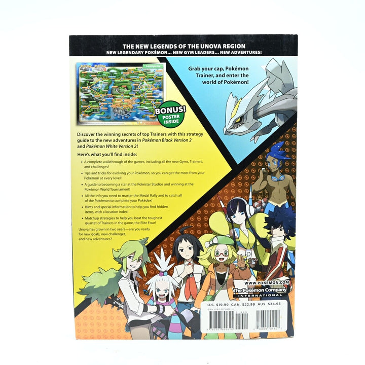 Pokemon Black White Version 2 Official Unova Strategy Guide Vol 1 - No Map