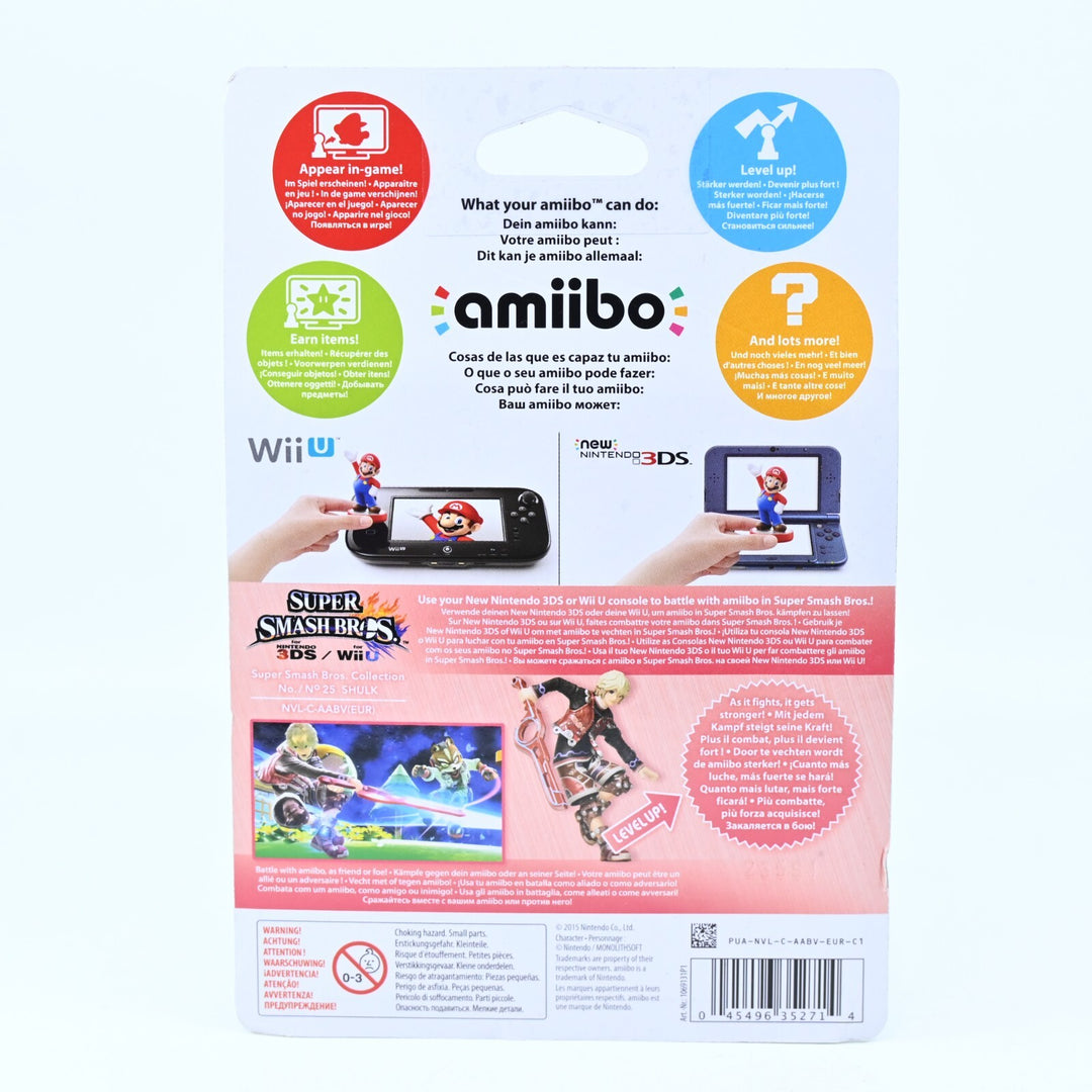 SEALED! Shulk Amiibo No. 25 - Super Smash Bros. - Toy - FREE POST!