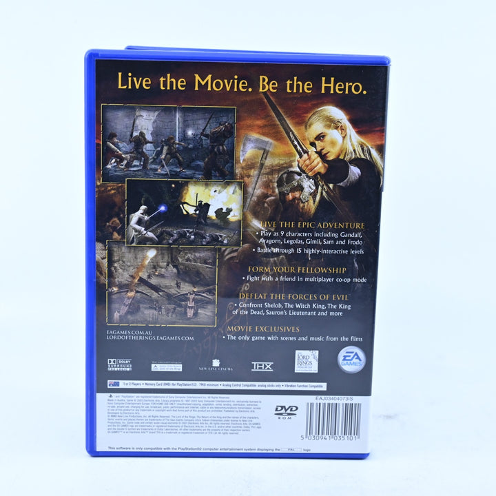 The Lord of the Rings: The Return of the King - PS2 Game + Manual - PAL