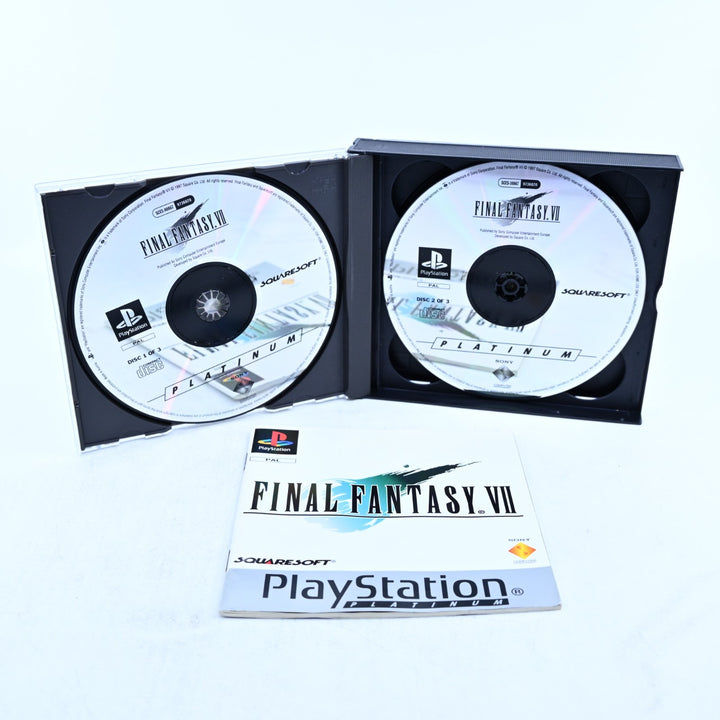 Final Fantasy VII - Sony Playstation 1 / PS1 Game + Manual - PAL - MINT DISC!