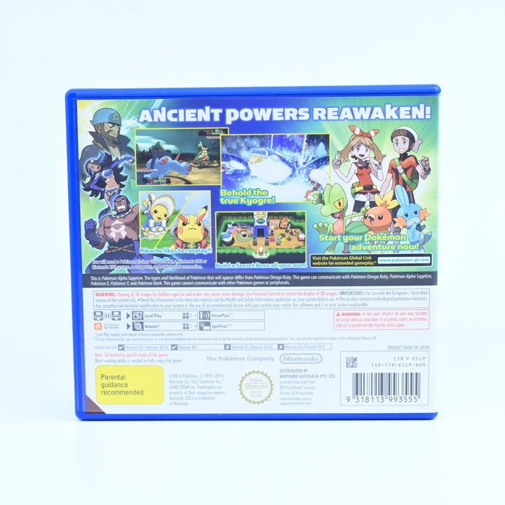 Pokemon: Alpha Sapphire - Nintendo 3DS Game - PAL - FREE POST