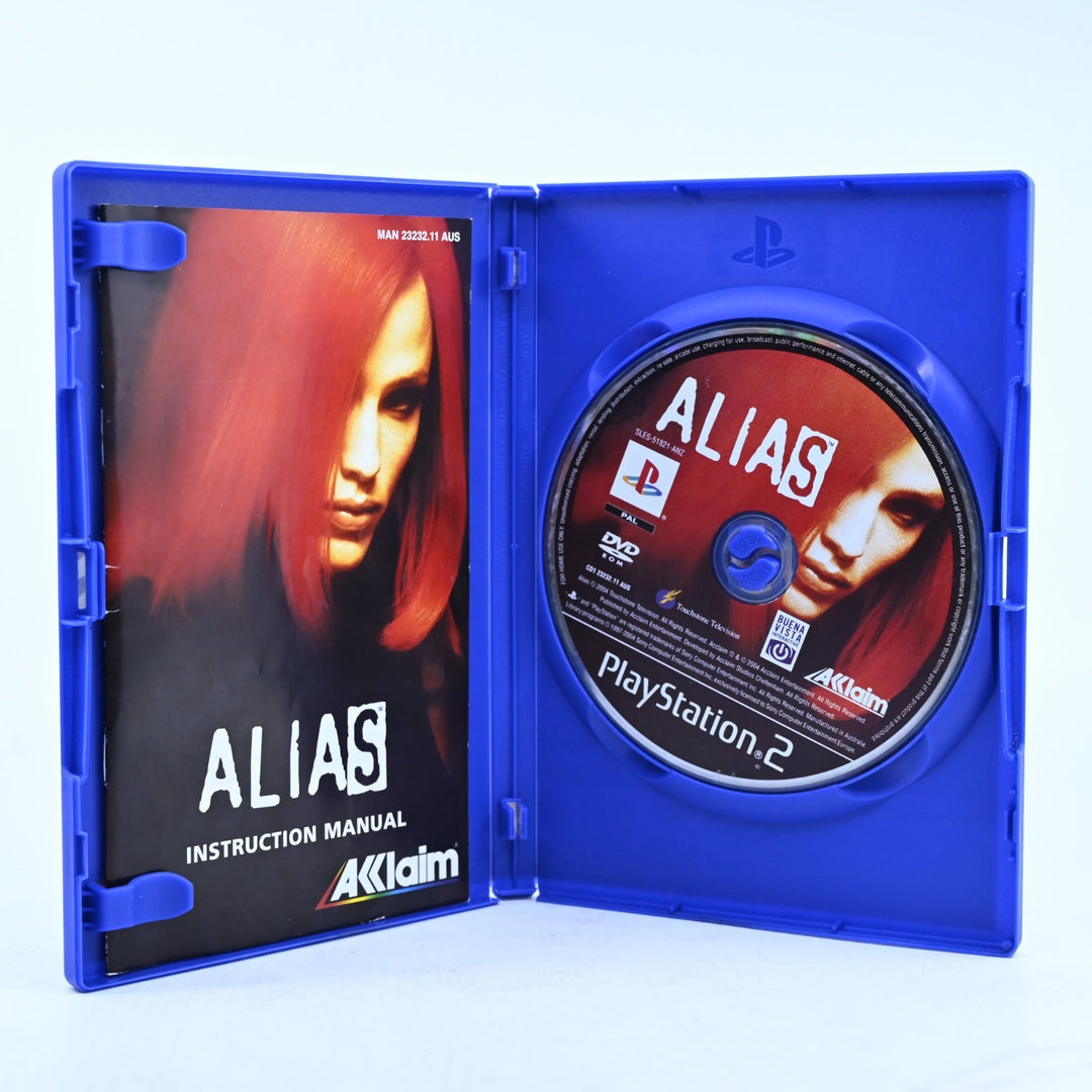 Alias - Sony Playstation 2 / PS2 Game + Manual - PAL - MINT DISC!