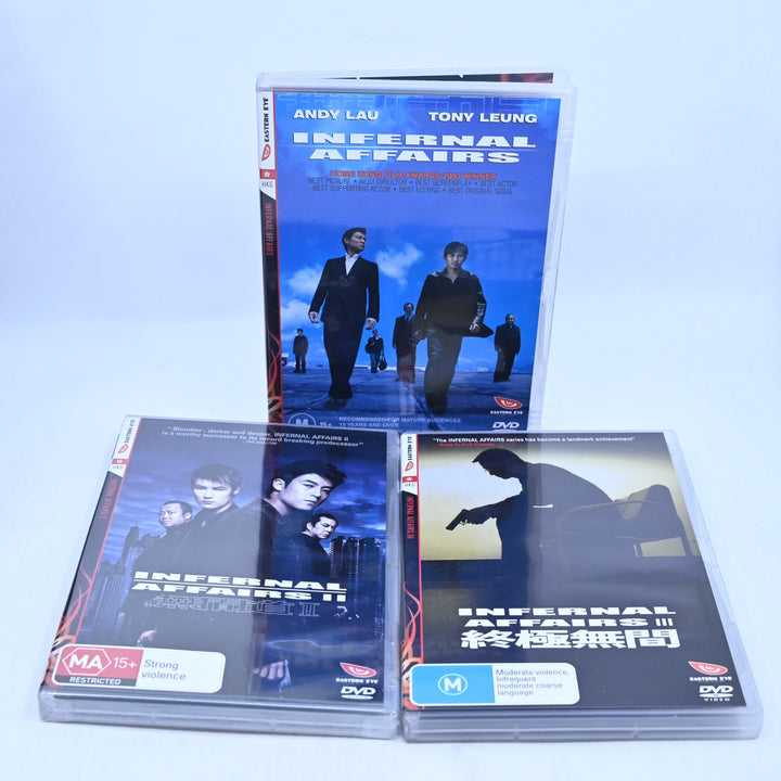 Infernal Affairs - 3 Movie Box Set - Region 4 - DVD