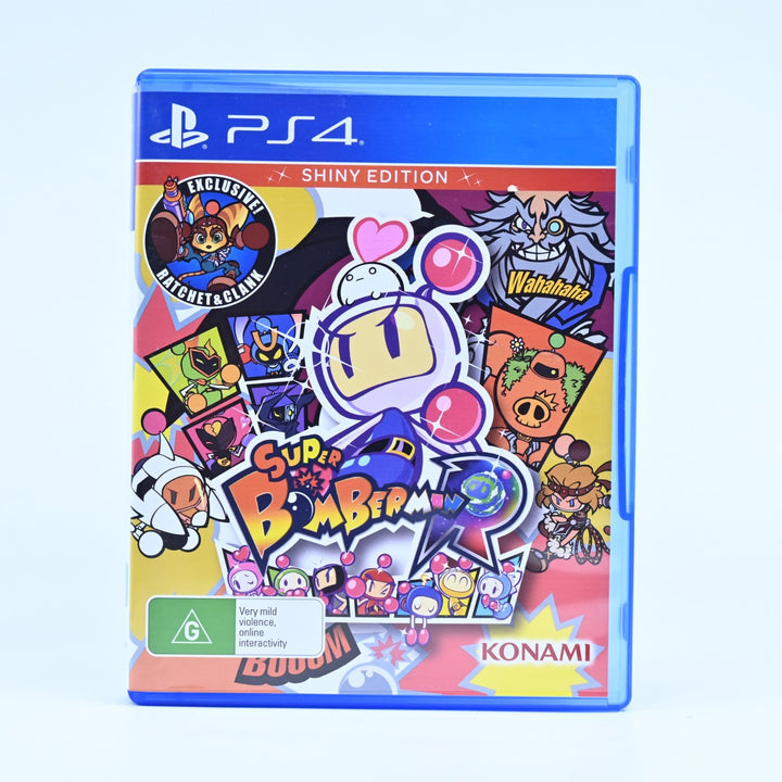 Super Bomberman R - Shiny Edition - Sony Playstation 4 / PS4 Game - MINT DISC!