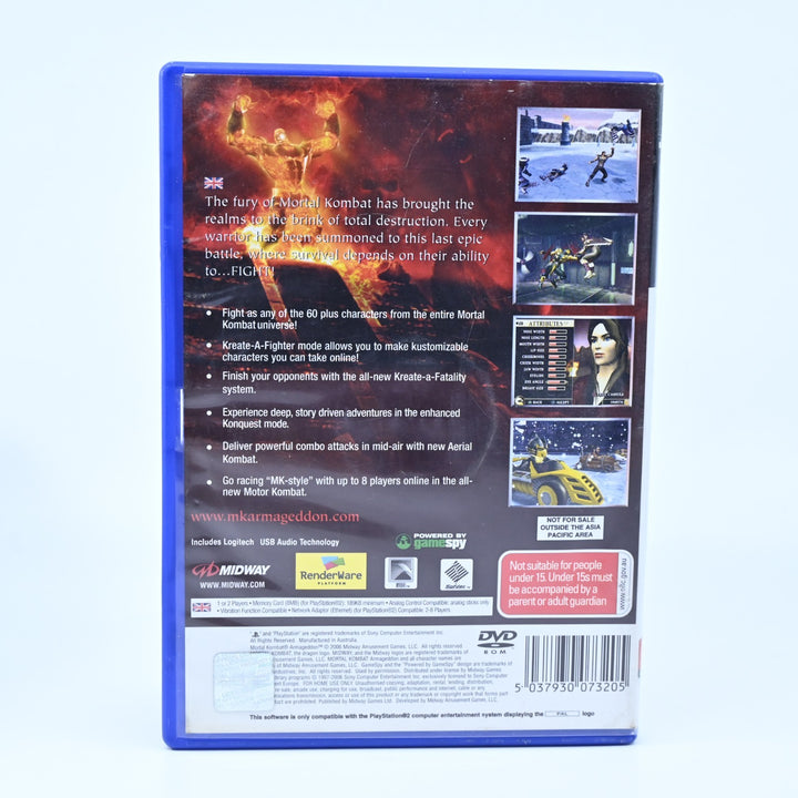 Mortal Kombat: Armageddon - Sony Playstation 2 / PS2 Game - No Manual - PAL