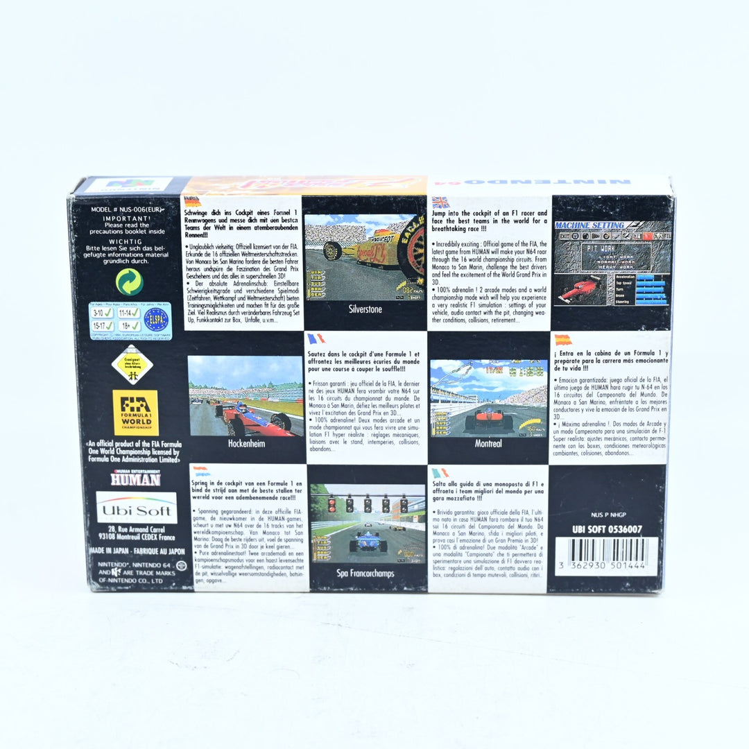 F1 Pole Position 64 - N64 / Nintendo 64 Boxed Game - PAL - FREE POST!