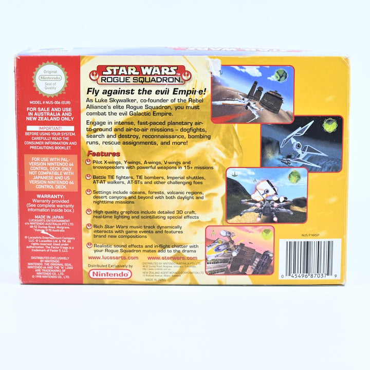 Star Wars: Rogue Squadron - N64 / Nintendo 64 Boxed Game - PAL - FREE POST!