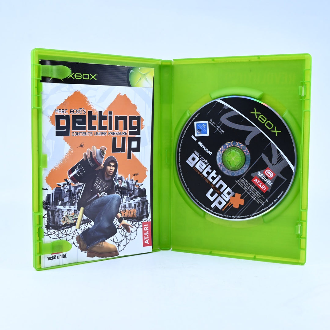 Marc Ecko's Getting Up - Original Xbox Game + Manual - PAL - MINT DISC!