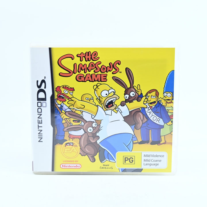 The Simpsons Game - Nintendo DS Game - PAL + Manual - FREE POST!