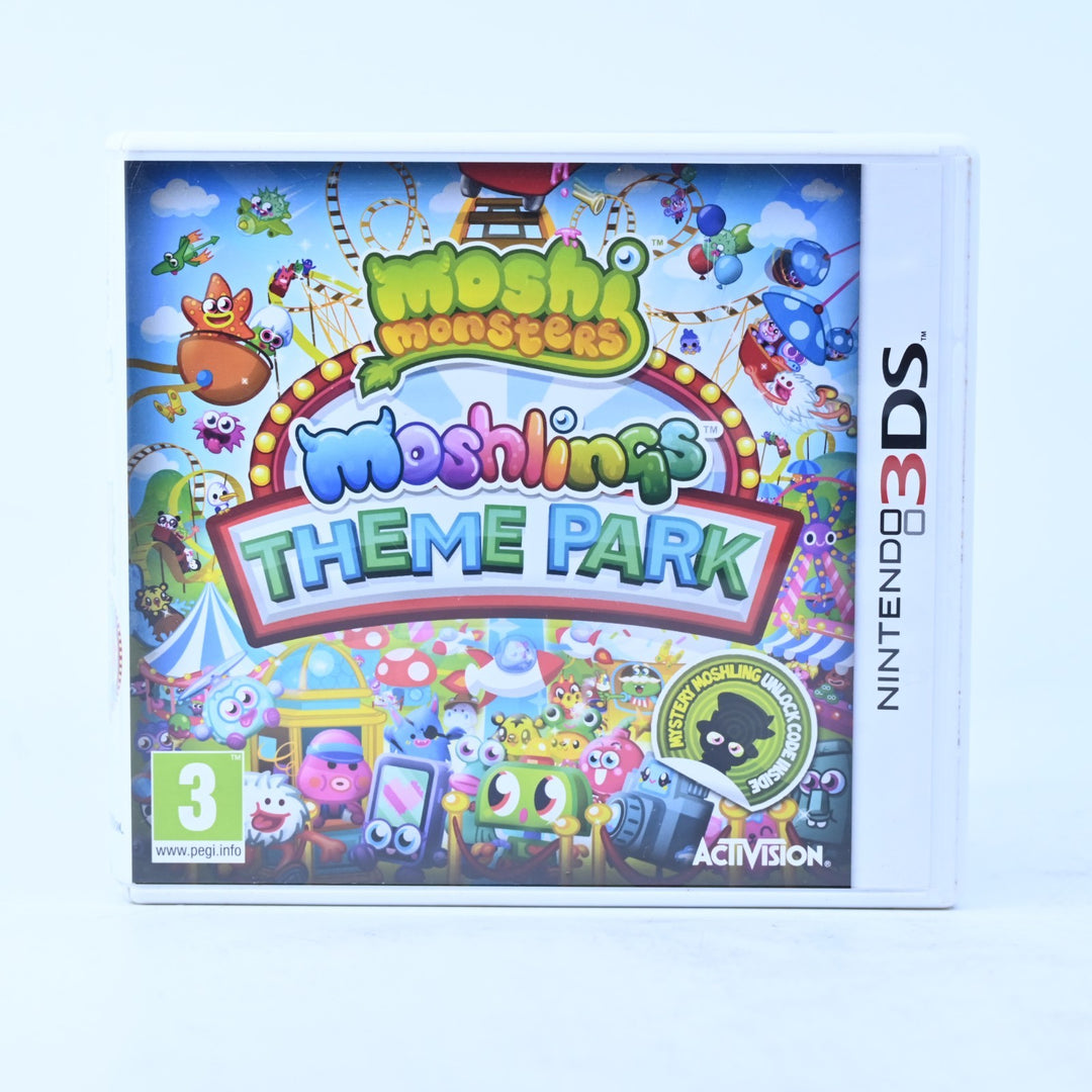 Moshi Monsters Moshlings Theme Park - Nintendo 3DS Game - PAL + Manual