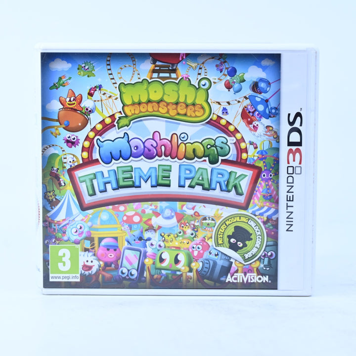 Moshi Monsters Moshlings Theme Park - Nintendo 3DS Game - PAL + Manual