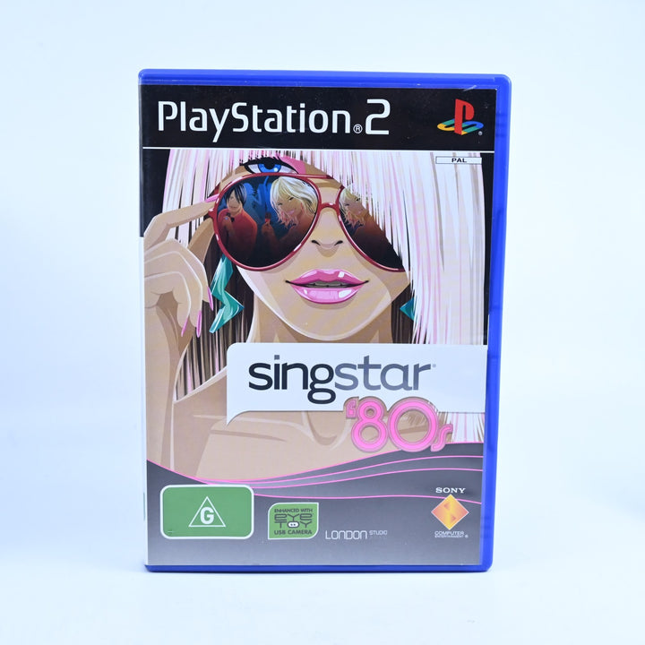 SingStar '80s - Sony Playstation 2 / PS2 Game + Manual - PAL