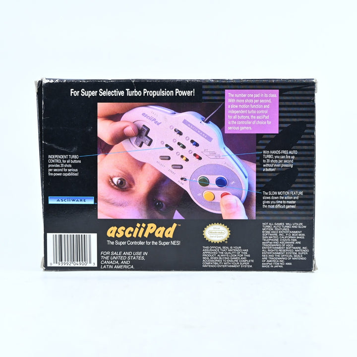 asciiPad with box - Super Nintendo / SNES Accessory - PAL - FREE POST!
