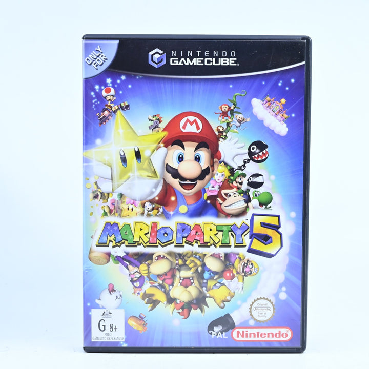 Mario Party 5 - Nintendo Gamecube Game + Manual - PAL - FREE POST!