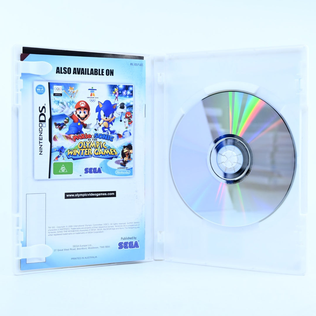 Mario & Sonic at the Olympic Winter Games - Nintendo Wii Game + Manual