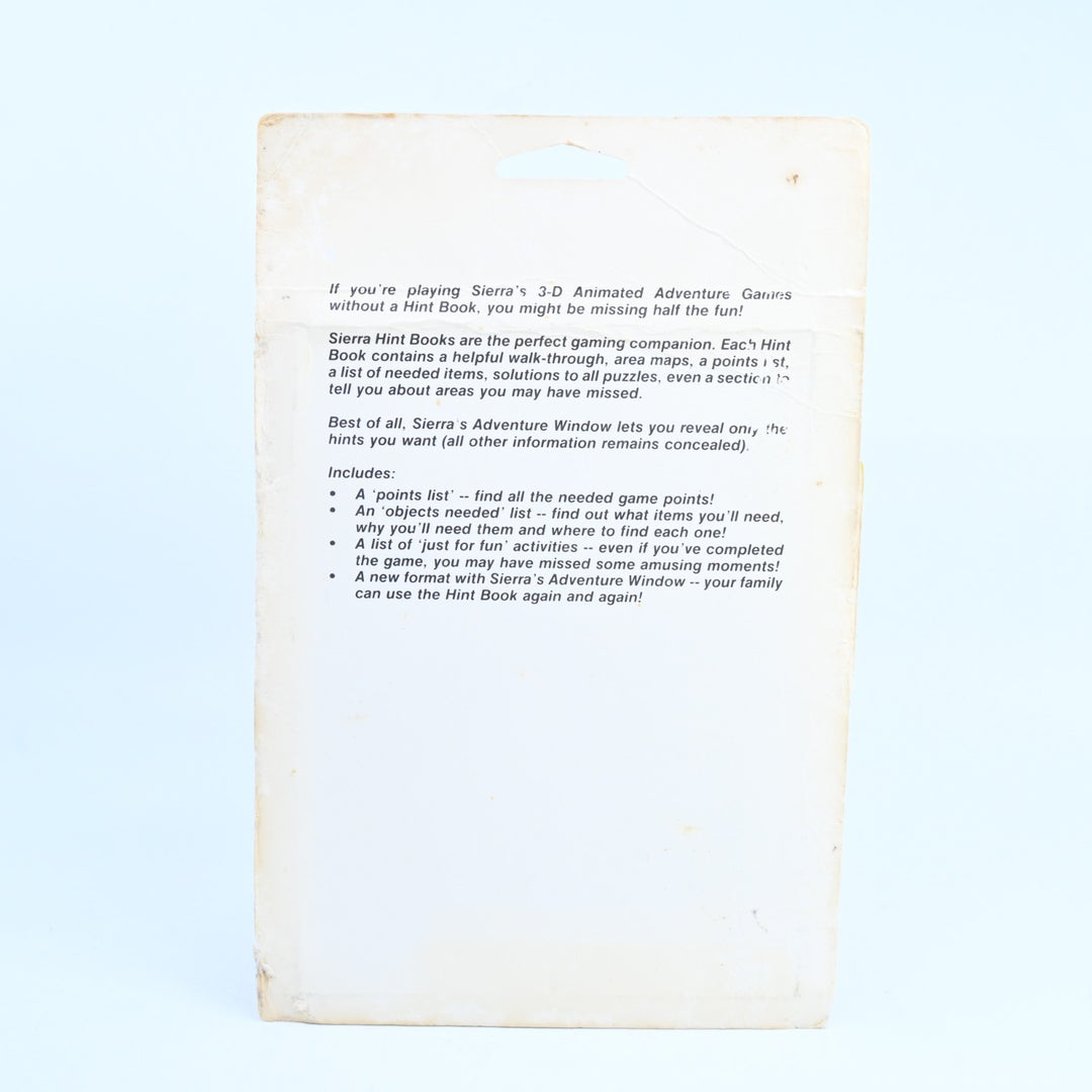 Kings Quest III: To Heir is Human - Sierra Hint Book With Decoder - Game Guide