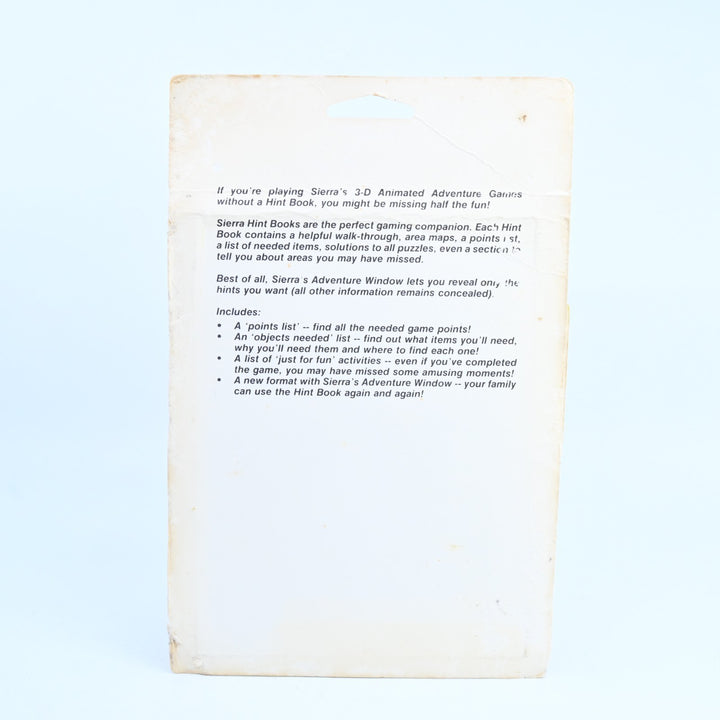 Kings Quest III: To Heir is Human - Sierra Hint Book With Decoder - Game Guide