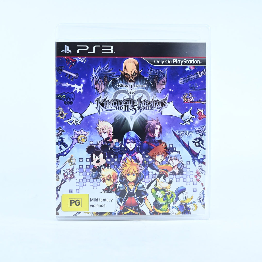 Kingdom Hearts HD 2.5 ReMIX - Sony Playstation 3 / PS3 Game + Manual