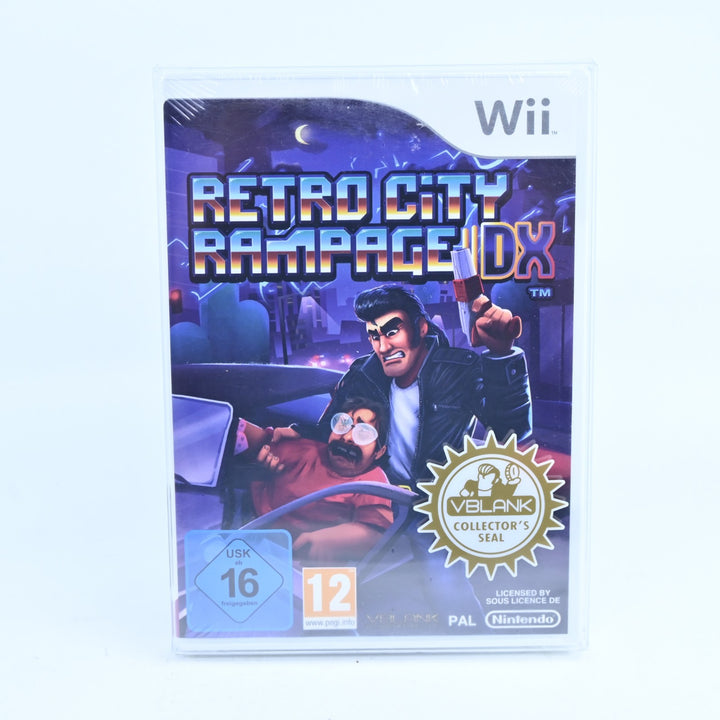 SEALED! Retro City Rampage DX - Nintendo Wii Game + Manual - PAL - MINT DISC!
