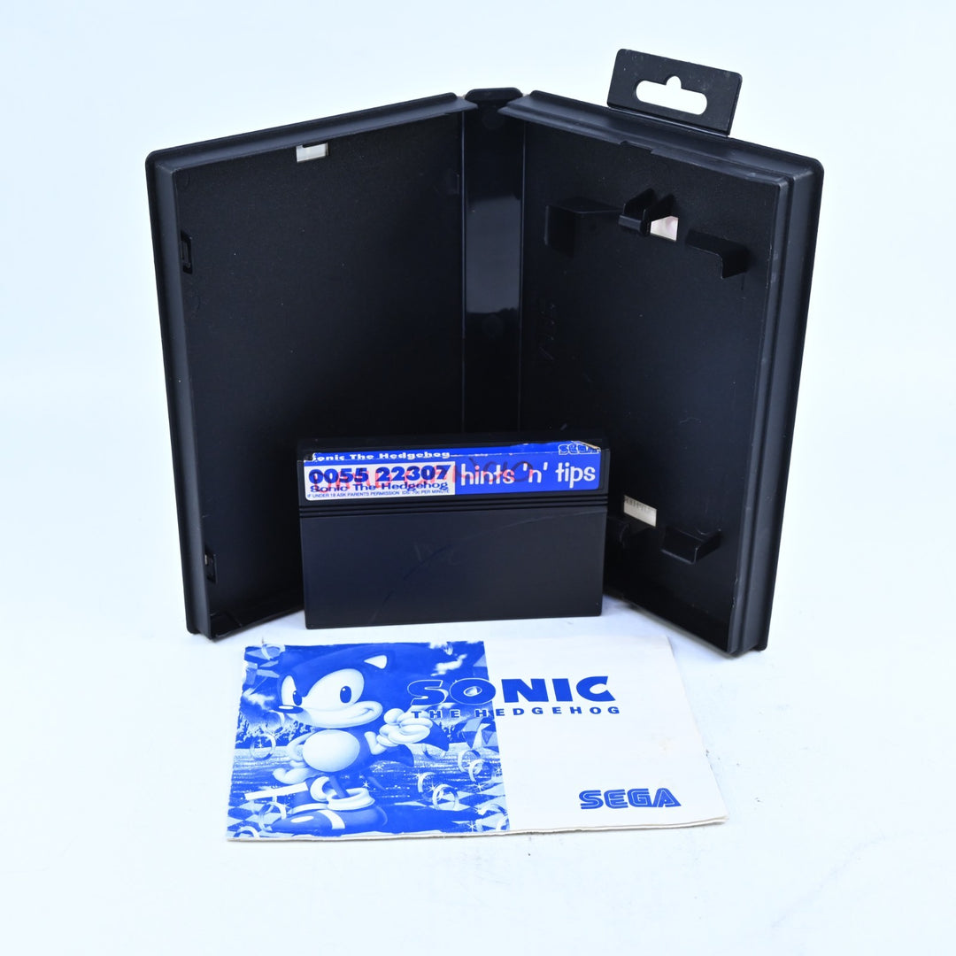 Sonic The Hedgehog - Sega Master System Game + Manual - PAL - FREE POST!