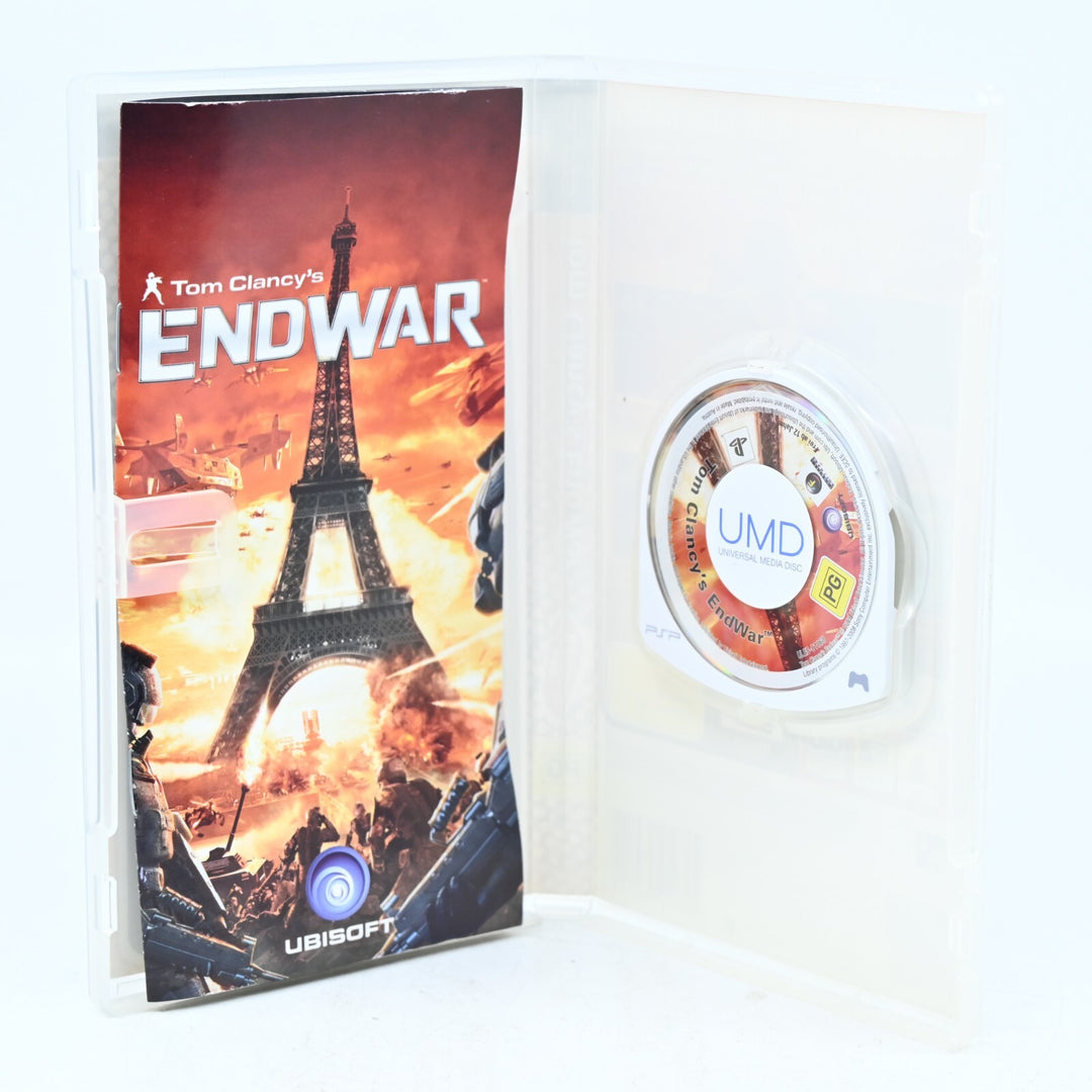 Tom Clancy's EndWar - Sony PSP Game + Manual - FREE POST!
