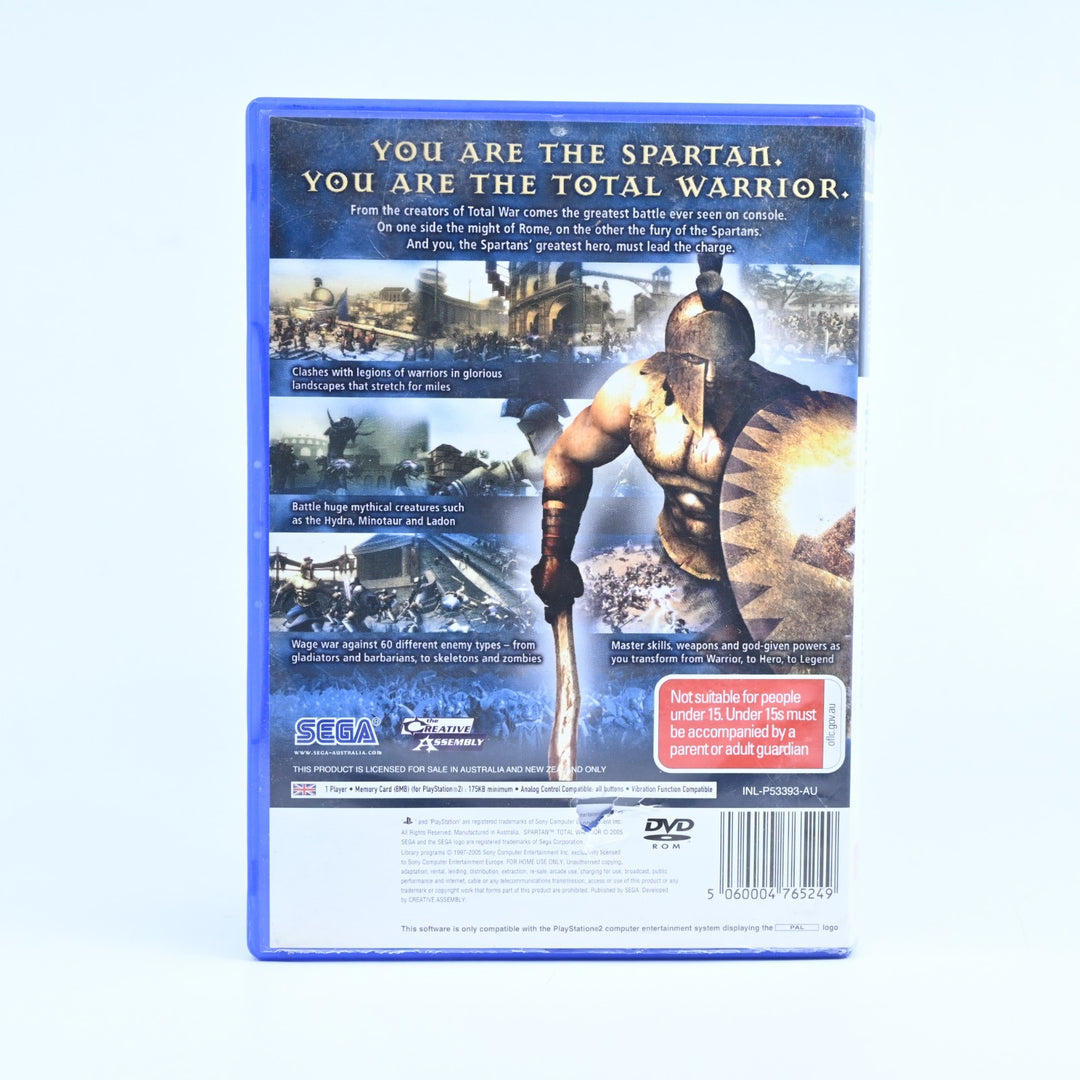 Spartan: Total Warrior - Sony Playstation 2 / PS2 Game + Manual - PAL