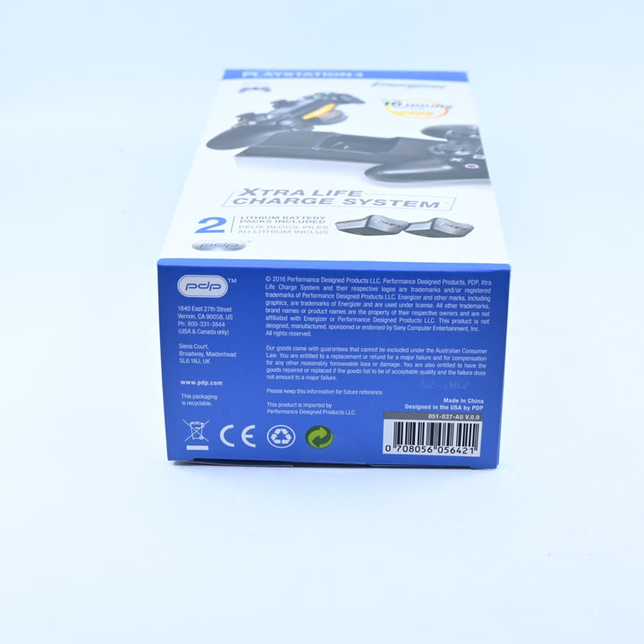 Energizer Xtra Life Charge System for Playstation 4 - PS4 Accessory - FREE POST!