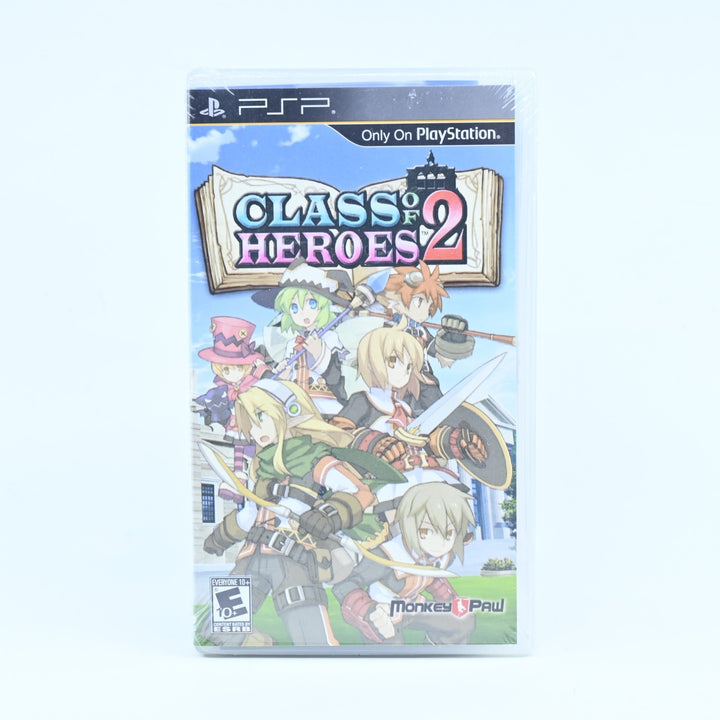 SEALED! Class of Heroes 2 - Sony PSP Game + Manual - Region Free - FREE POST!